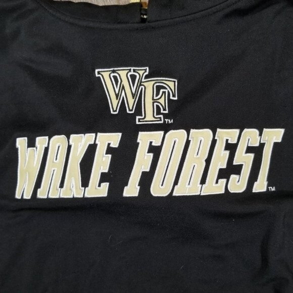 Wake Forest Demon Deacons Men's Hoodie Size L Black - Picture 2 of 4